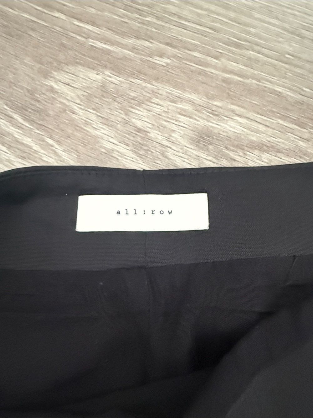 all:row Black Satin Midi Skirt - Picture 3 of 4